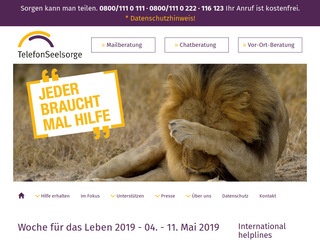 Telefonseelsorge - kostenfrei